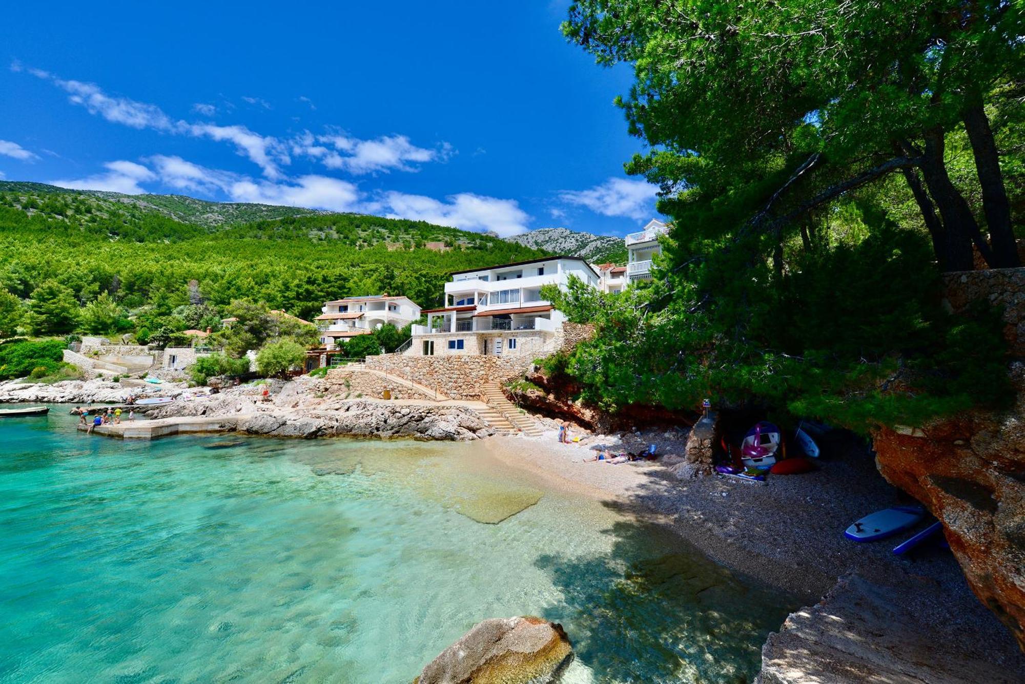 Apartments Petarcica Beach Zavala Exterior photo